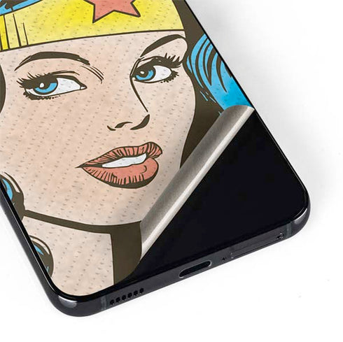 DC Comics Wonder Woman Vintage Profile Galaxy S22 Skin